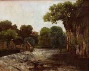 Gustave Courbet, The Weir at the Mill